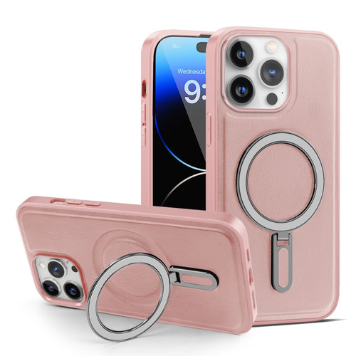 iPhone 14 Pro Max MagSafe Magnetic Holder Phone Case - Pink