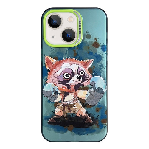 iPhone 14 Animal Pattern PC Phone Case - Raccoon