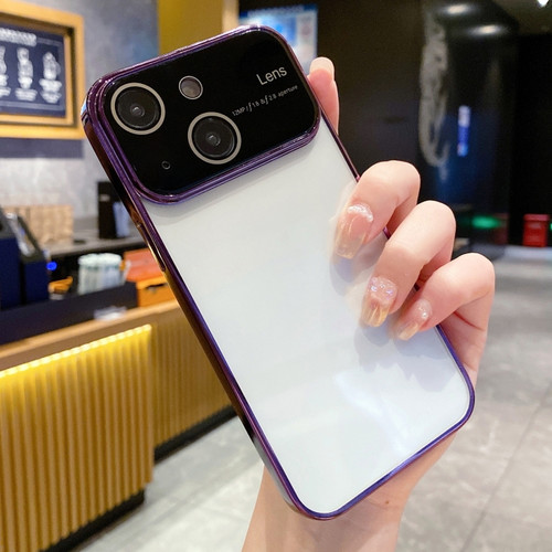 iPhone 14 Electroplating TPU Phone Case - Purple