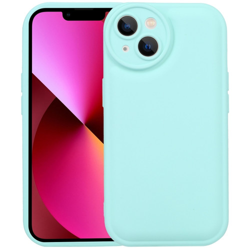 iPhone 14 Liquid Airbag Decompression Phone Case  - Light Cyan