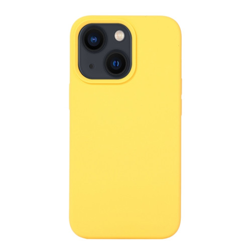 iPhone 14 Liquid Silicone Phone Case  - Yellow