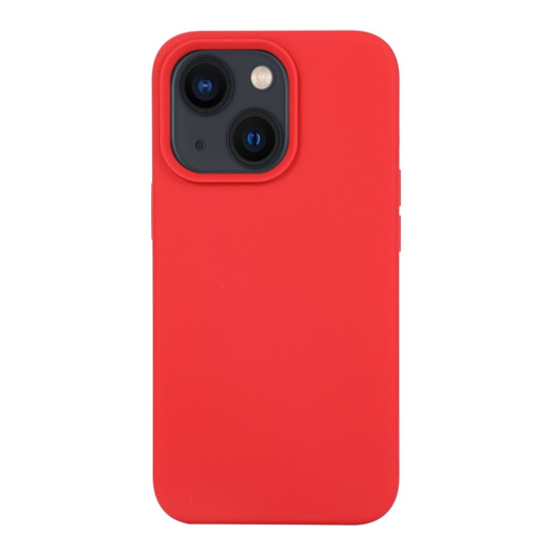 iPhone 14 Liquid Silicone Phone Case  - Carmine Red