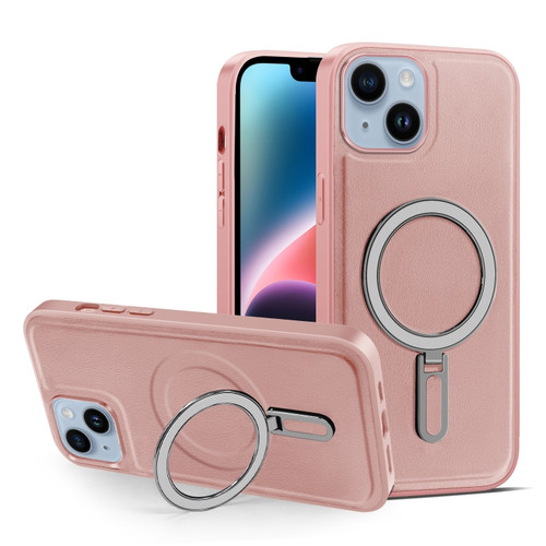iPhone 14 MagSafe Magnetic Holder Phone Case - Pink
