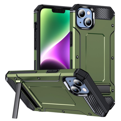iPhone 14 Matte Holder Phone Case - Army Green