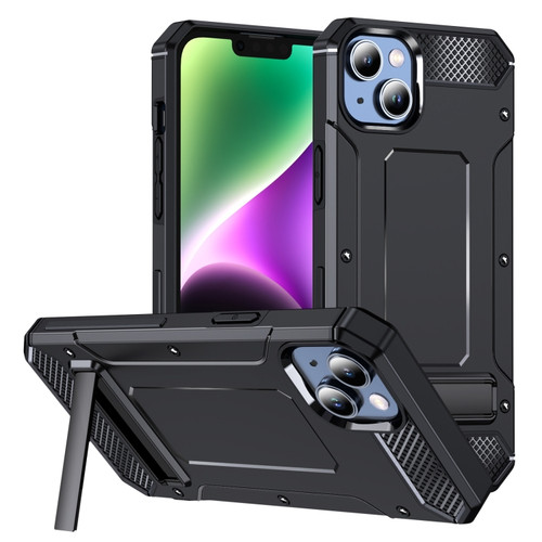 iPhone 14 Pro Matte Holder Phone Case - Black