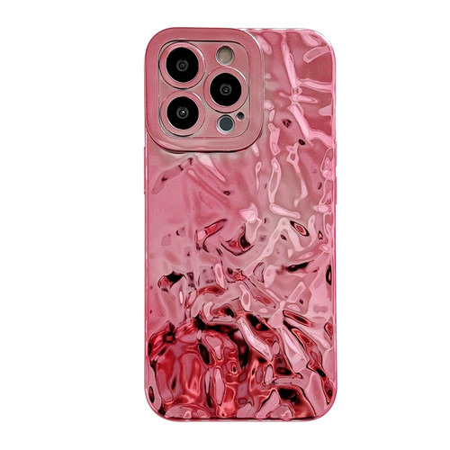 iPhone 14 Plus Meteorite Texture Electroplating TPU Phone Case - Red