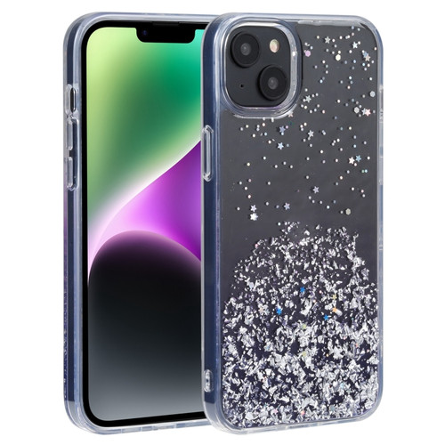 iPhone 14 Plus DFANS DESIGN Golden Diamond TPU+PC Phone Case - Purple