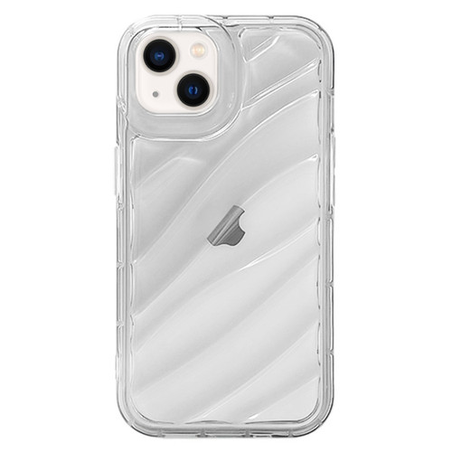 iPhone 14 Plus Waves TPU Phone Case - Transparent