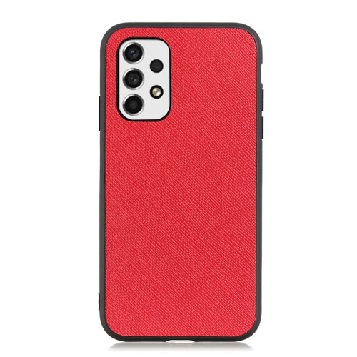 Samsung Galaxy A53 5G Cross Texture Leather Phone Case - Red