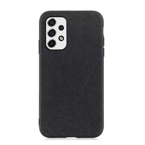 Samsung Galaxy A53 5G Cross Texture Leather Phone Case - Black