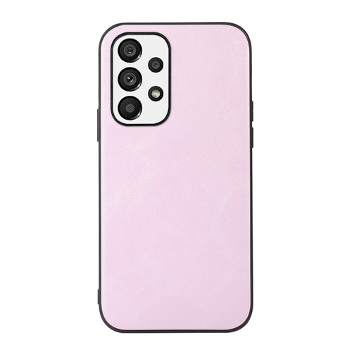 Samsung Galaxy A53 5G Cowhide Texture PU Phone Case - Pink