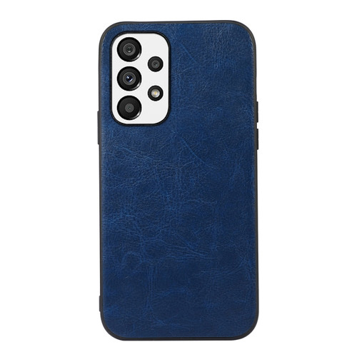 Samsung Galaxy A53 5G Crazy Horse Texture PU Phone Case - Blue