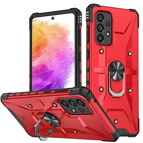 Samsung Galaxy A53 5G Ring Holder Phone Case - Red