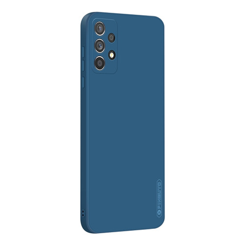 Samsung Galaxy A53 5G PINWUYO Sense Series Liquid Silicone TPU Phone Case - Blue