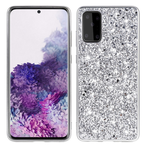 Samsung Galaxy A53 5G Glitter Powder Shockproof TPU Phone Case - Silver