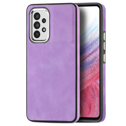 Samsung Galaxy A53 5G Skin-Feel Electroplating TPU Shockproof Phone Case - Purple