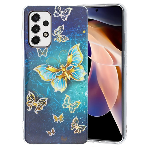 Samsung Galaxy A53 5G Electroplating Pattern TPU Phone Case - Butterflies