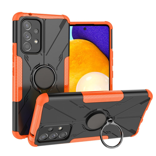 Samsung Galaxy A53 5G Armor Bear Shockproof PC + TPU Phone Case - Orange