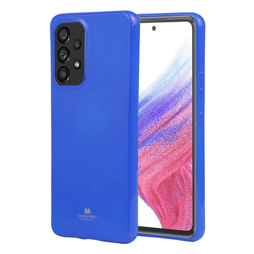 Samsung Galaxy A53 5G GOOSPERY PEARL JELLY Shockproof TPU Phone Case - Blue