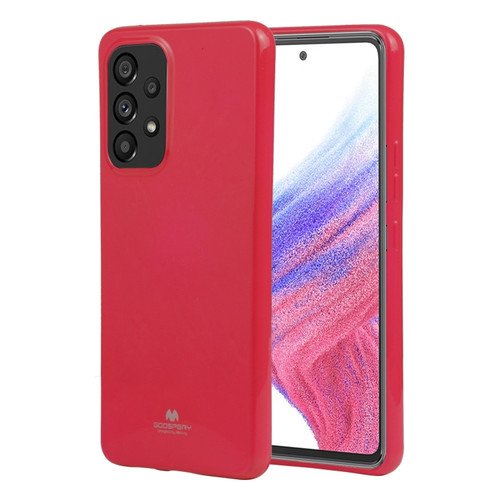 Samsung Galaxy A53 5G GOOSPERY PEARL JELLY Shockproof TPU Phone Case - Red