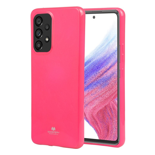 Samsung Galaxy A53 5G GOOSPERY PEARL JELLY Shockproof TPU Phone Case - Rose Red