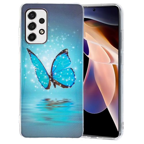 Samsung Galaxy A53 5G Luminous TPU Protective Phone Case - Butterfly