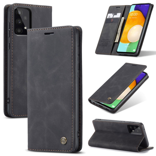 Samsung Galaxy A53 5G CaseMe 013 Multifunctional Horizontal Flip Leather Phone Case - Black