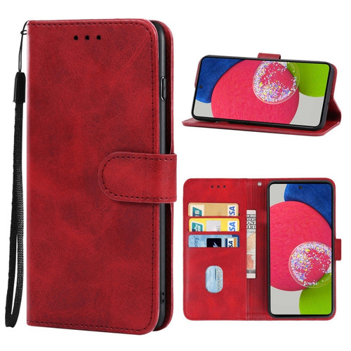 Samsung Galaxy A53 5G Leather Phone Case - Red