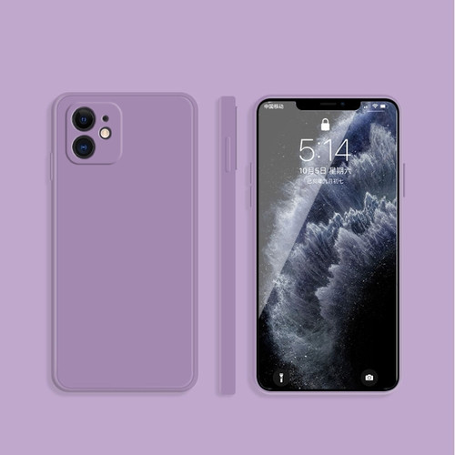 iPhone 13 Pro Max Imitation Liquid Silicone Phone Case  - Purple