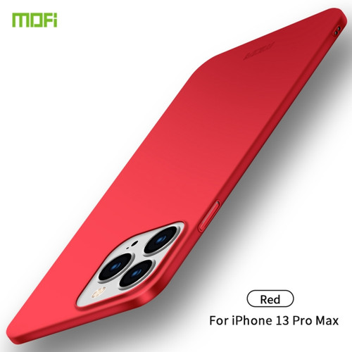 iPhone 13 Pro Max  MOFI Frosted PC Ultra-thin Hard Case - Red