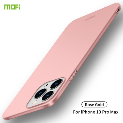 iPhone 13 Pro Max  MOFI Frosted PC Ultra-thin Hard Case - Rose Gold