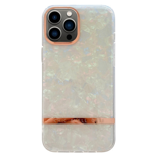iPhone 13 Pro Electroplating Shell Texture TPU Phone Case - Colorful