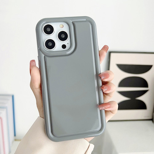 iPhone 13 Pro Car Painted Airbag TPU Phone Case - Grey