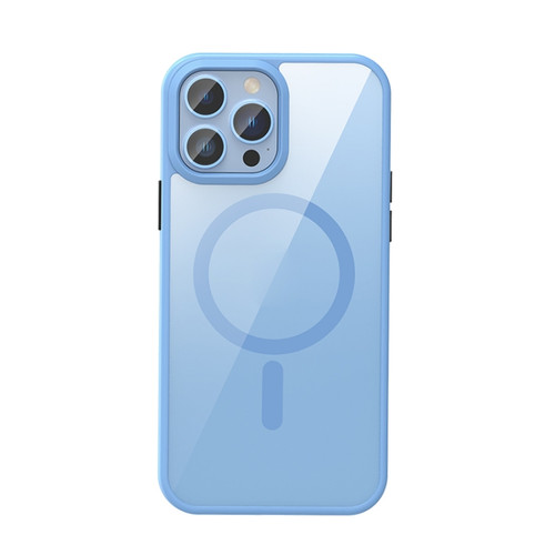iPhone 13 Pro Crystal Clear Series Magsafe Magnetic Phone Case - Far Peak Blue