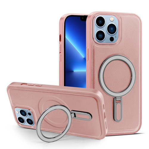 iPhone 13 Pro MagSafe Magnetic Holder Phone Case - Pink