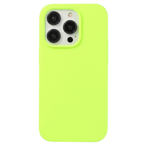 iPhone 13 Pro Liquid Silicone Phone Case - Brilliant Green