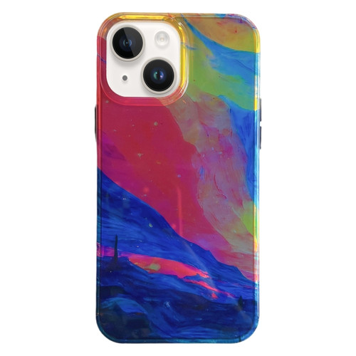 iPhone 13 Double-sided Film Laser Phone Case - Colorful