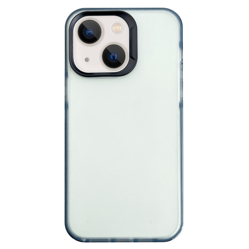 iPhone 13 2 in 1 Frosted TPU Phone Case - Transparent Black