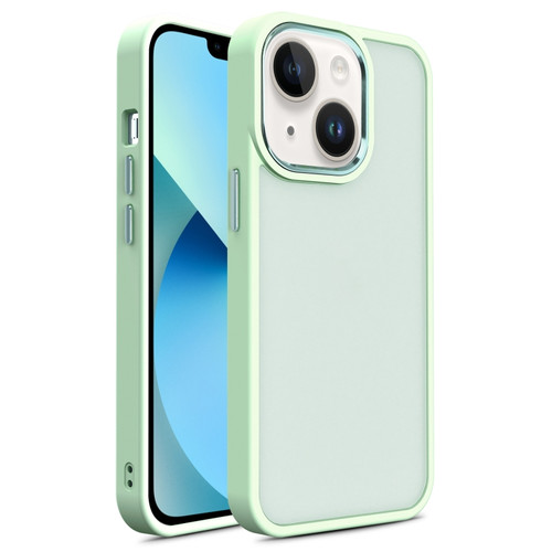 iPhone 13 Shield Skin Feel PC + TPU Phone Case - Matcha Green