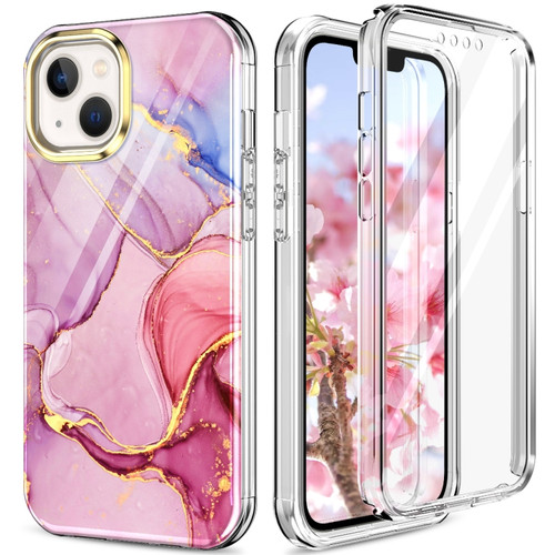 iPhone 13 360 Full Body Painted Phone Case - Marble L13