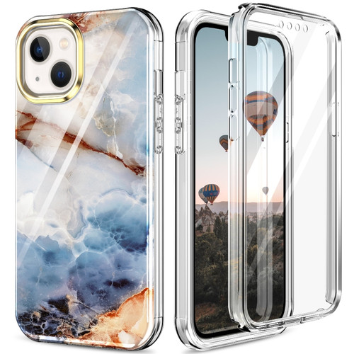 iPhone 13 360 Full Body Painted Phone Case - Marble L07