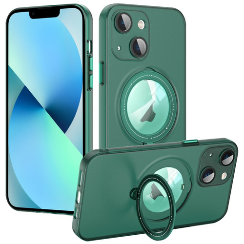 iPhone 13 MagSafe Multifunction Holder Phone Case - Green