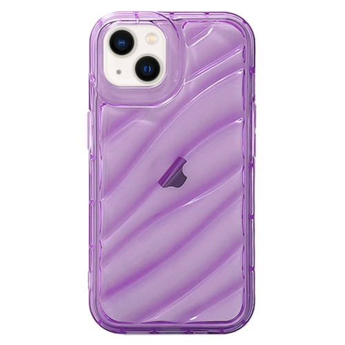 iPhone 13 Waves TPU Phone Case - Purple