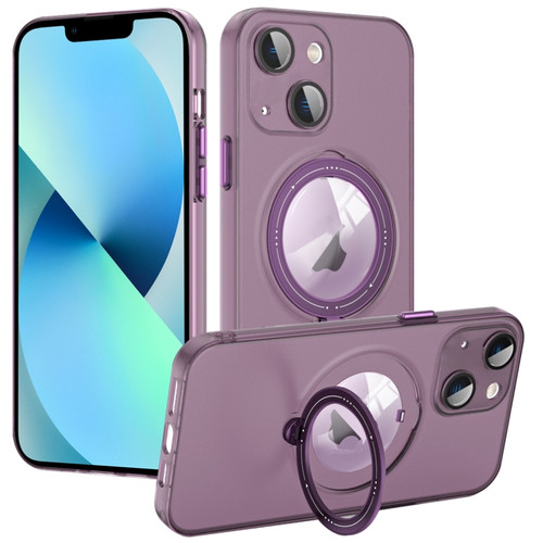 iPhone 13 MagSafe Multifunction Holder Phone Case - Dark Purple