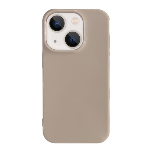 iPhone 13 Shockproof Solid Color TPU Phone Case - Khaki