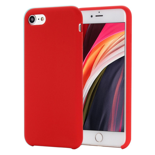 iPhone SE 2022 / SE 2020 Shockproof Full Coverage Silicone Soft Protective Case - Red