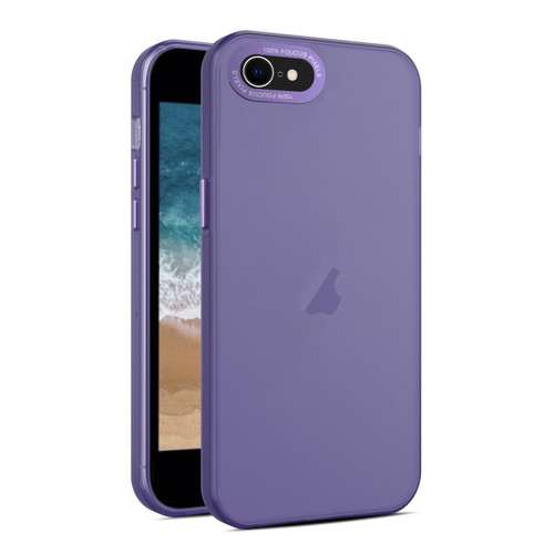 iPhone SE 2022 / 2020 / 8 / 7 Frosted Translucent Mist Phone Case - Dark Purple