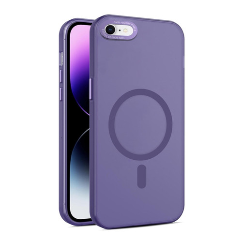 iPhone SE 2022 / 2020 / 8 / 7 MagSafe Frosted Translucent Mist Phone Case - Dark Purple