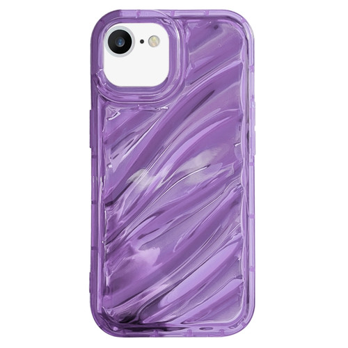 iPhone SE 2022 /2020 / 8 / 7 Laser Sequin Waves TPU Phone Case - Purple