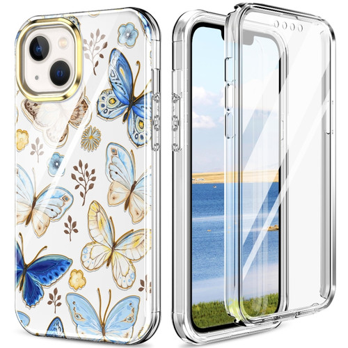 iPhone 13 mini 360 Full Body Painted Phone Case - Butterflies L10